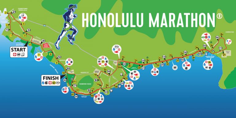 96x48-honolulu-marathon-course-map : Honolulu Marathon